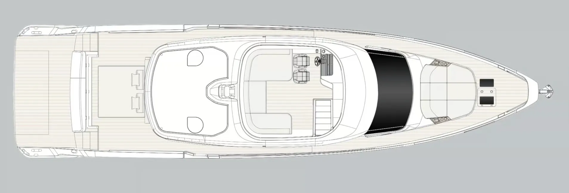 Azimut Seadeck 7 deck plan