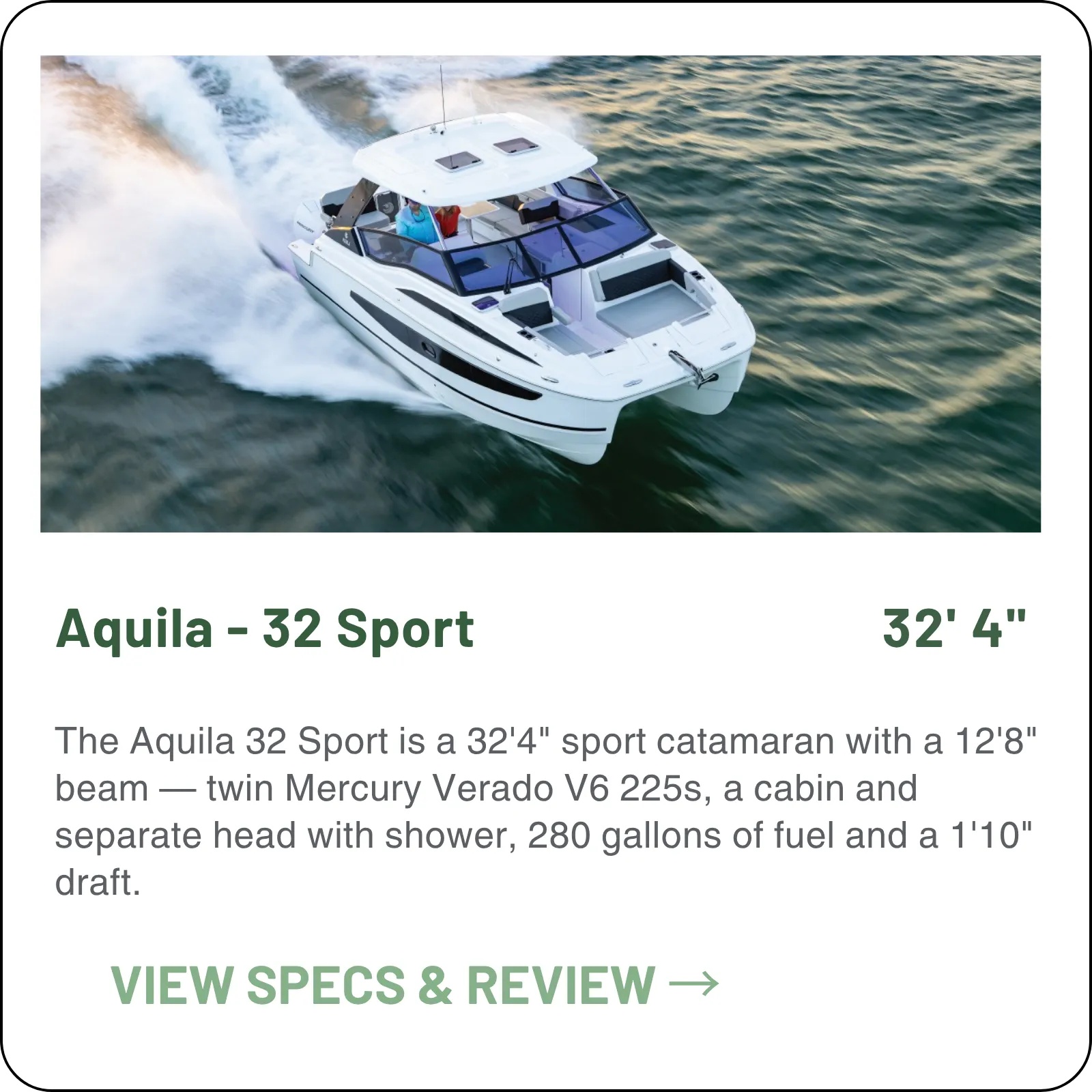Aquila 32 Sport model card