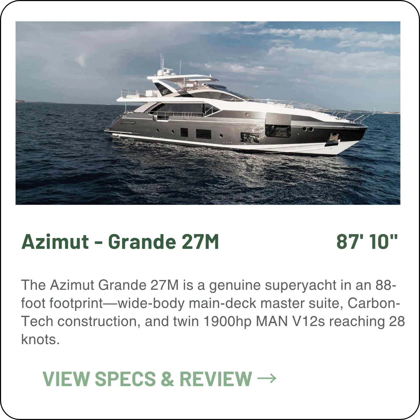 Azimut Grande 27M model card