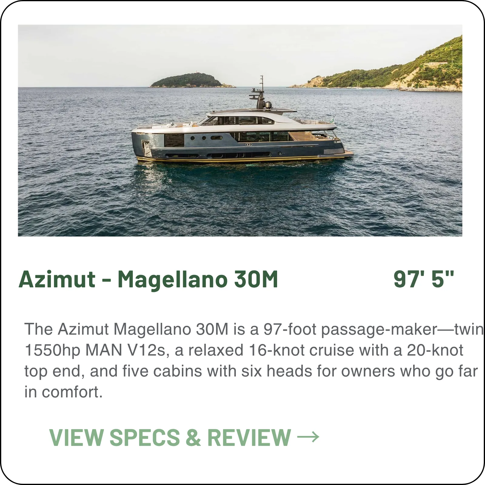 Azimut Magellano 30M model card