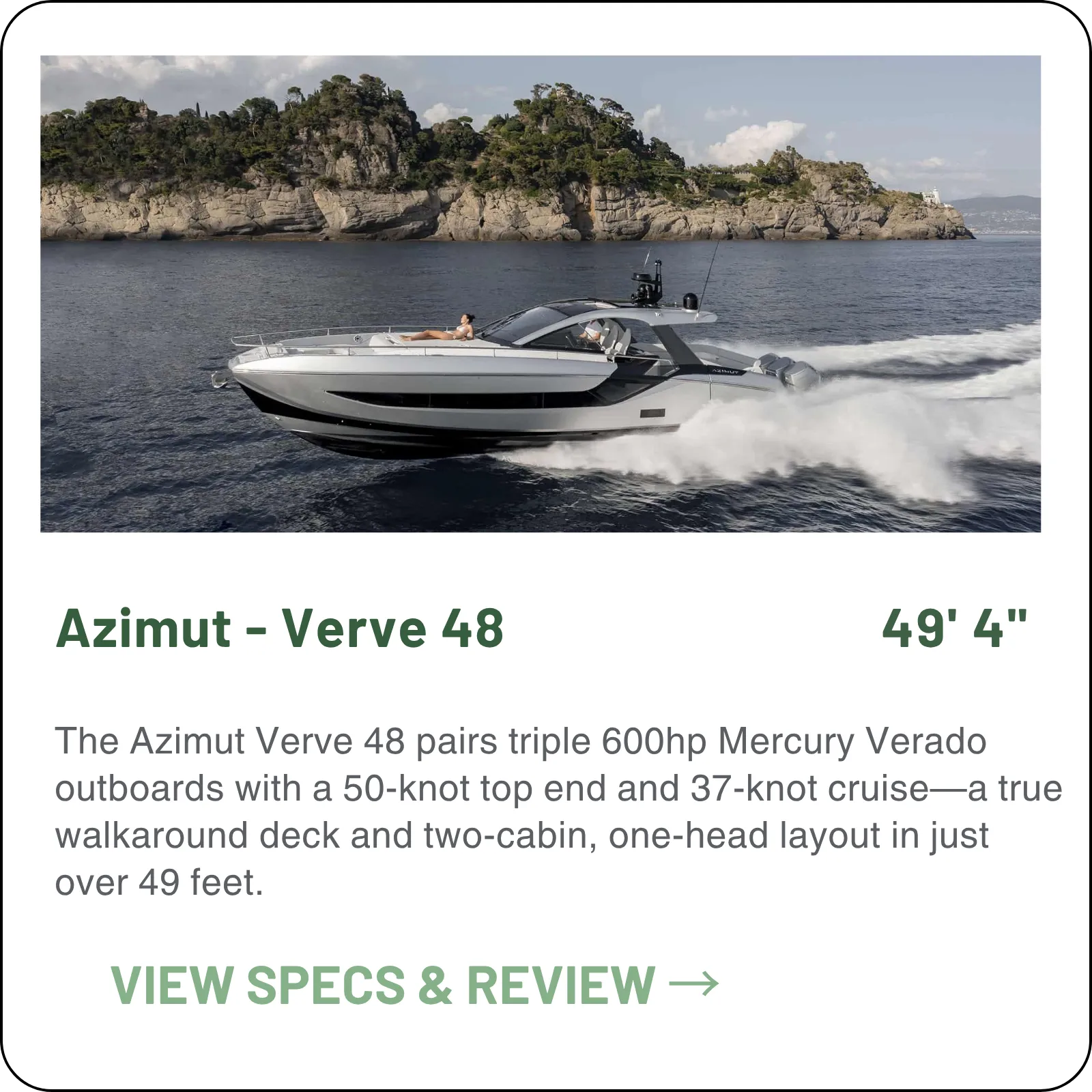 Azimut Verve 48 model card