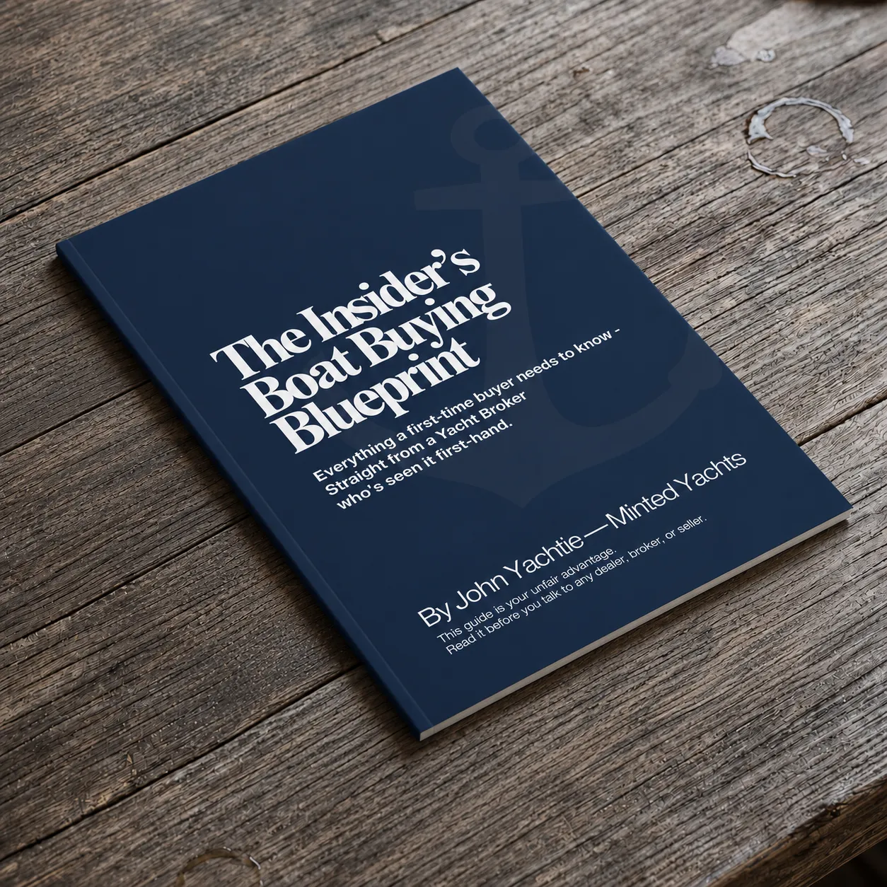 Insider's Boat Buying Blueprint - E-Book cover
