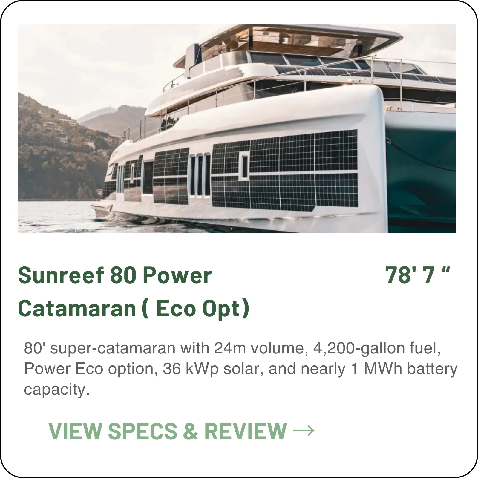 12 m beam, 1.7 m draft, up to 16,000 l fuel — the power range's flagship.